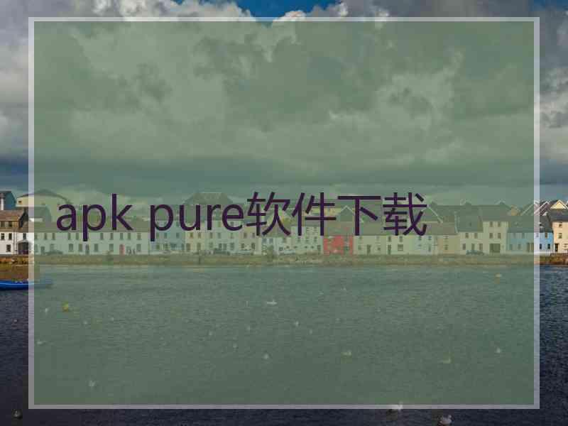 apk pure软件下载