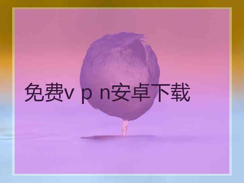 免费v p n安卓下载