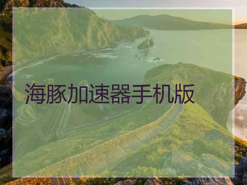 海豚加速器手机版