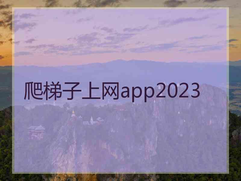 爬梯子上网app2023